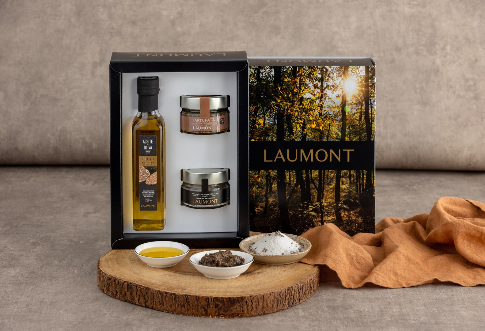 Truffled Gourmet Pack: Tartufata + Truffled Salt + Black Truffle Oil